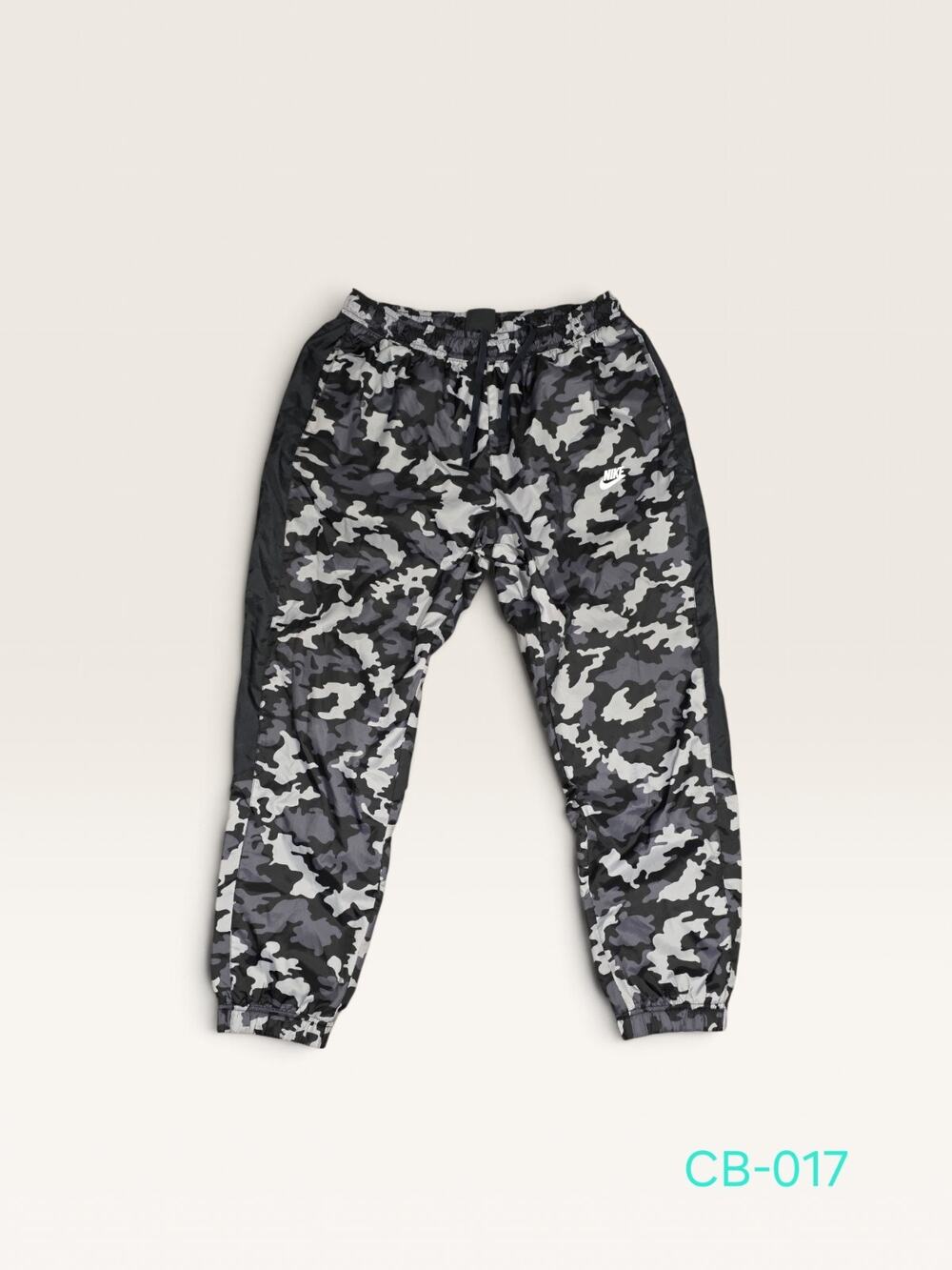 Nike Mens Woven Track Pants Camo Black Grey Windbreaker Joggers BV2981-010 Size